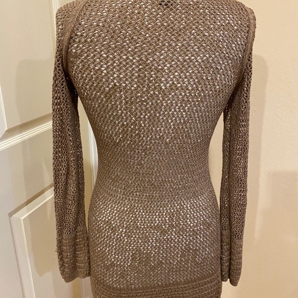 MNG by Mango netted sweater dress - Size XS - Picture 3 of 5